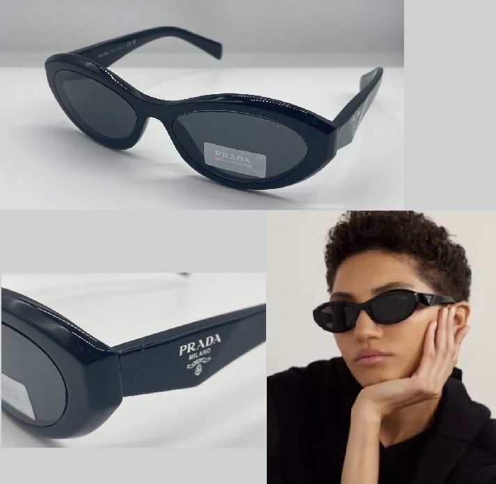 PRADA】シンボル サングラス ロゴ ブラック 関税送料込み (PRADA