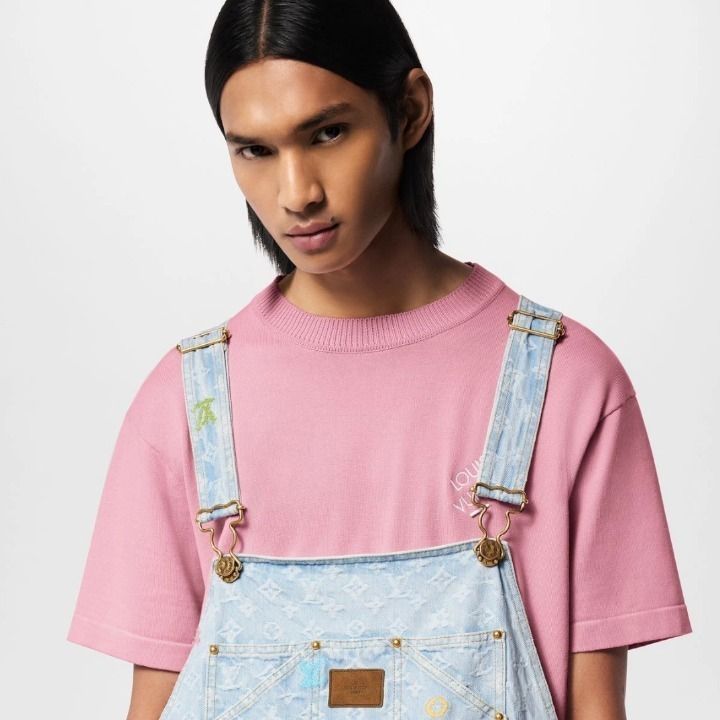 お洒落上級者になれる♪】ルイヴィトン オーバーオール デニム (Louis