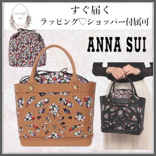 目を引くカットレザー♪】Anna Sui バッグ (ANNA SUI/トートバッグ