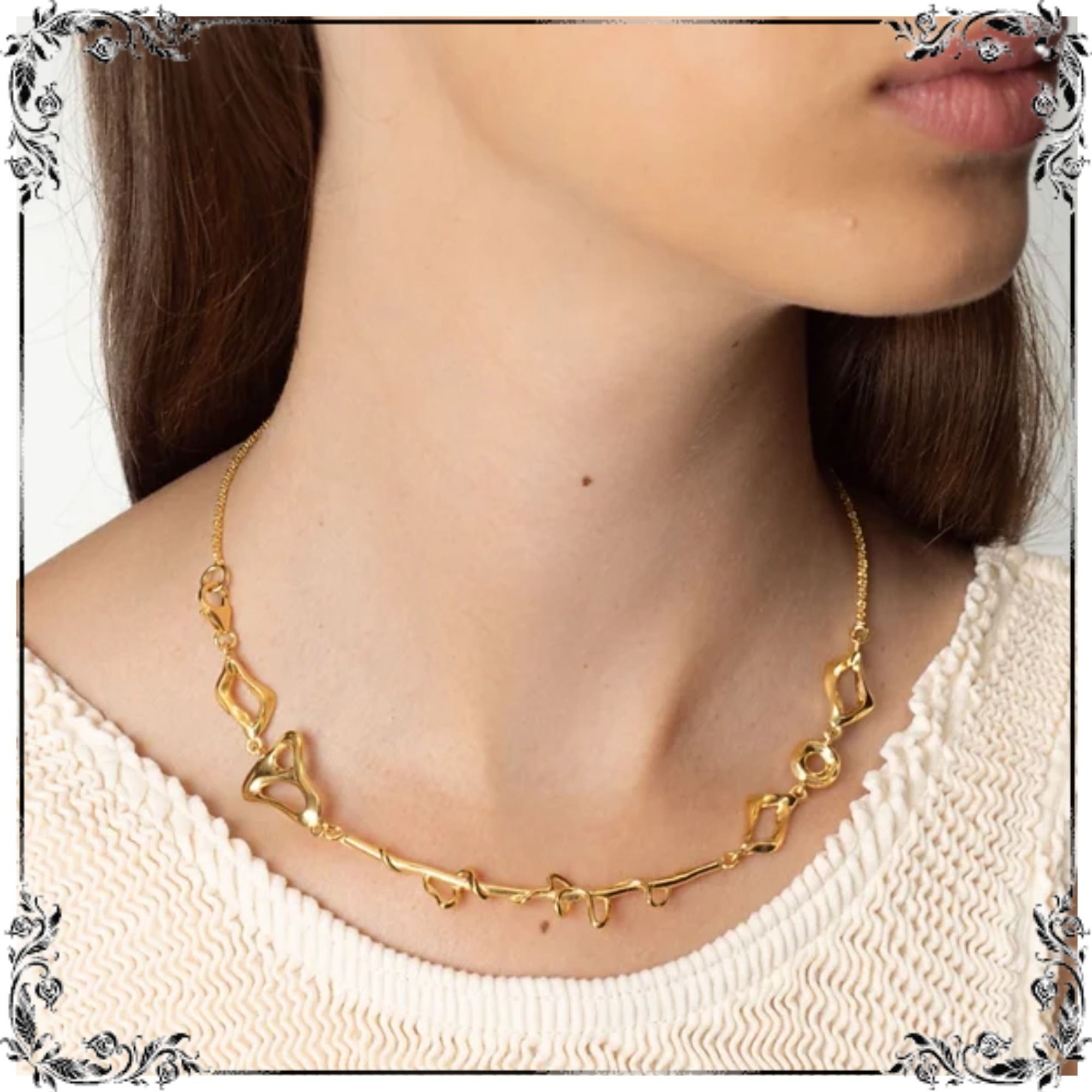 YOSTER Cryptic Mind ネックレス Gold/Silver ○関税送料無料