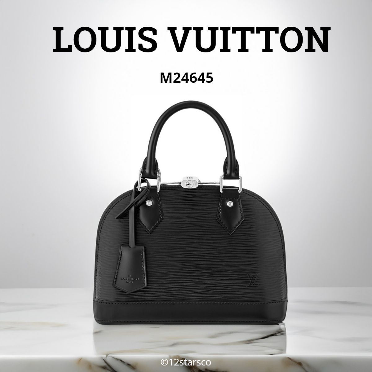 海外限定*LV*アルマBB エピレザーハンドバッグ レッド M24645 (Louis