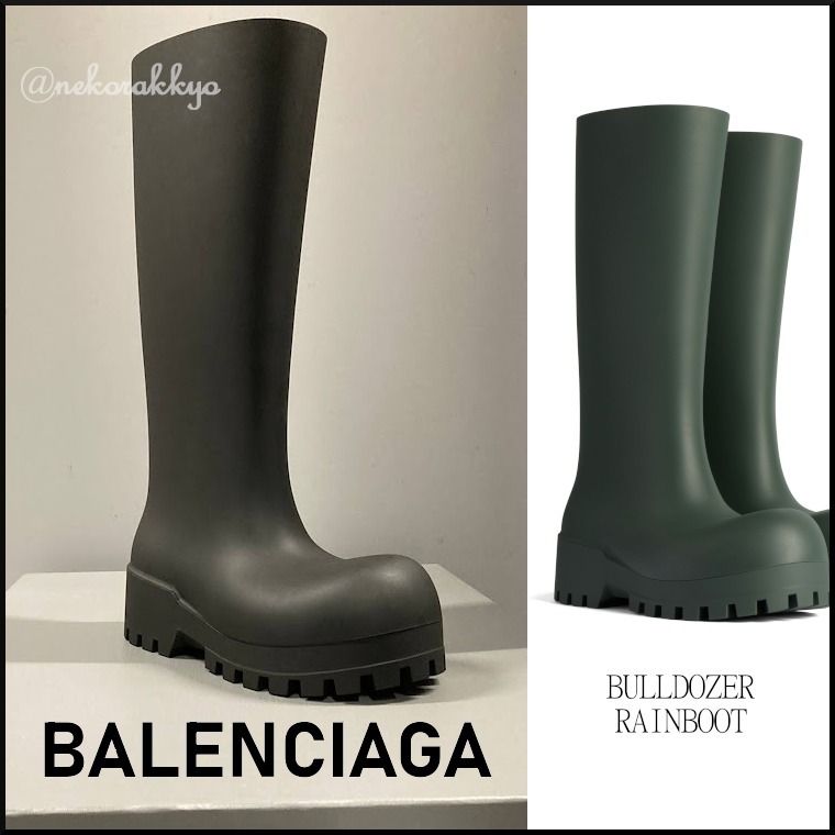BALENCIAGA＊BULLDOZER RAINBOOT レインブーツ＊送料込 (BALENCIAGA