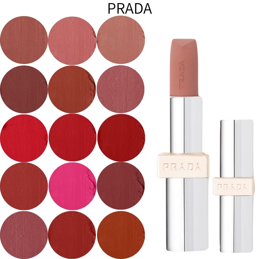 PRADA＞モノクローム ウェイトレス リップカラー（マット） (PRADA