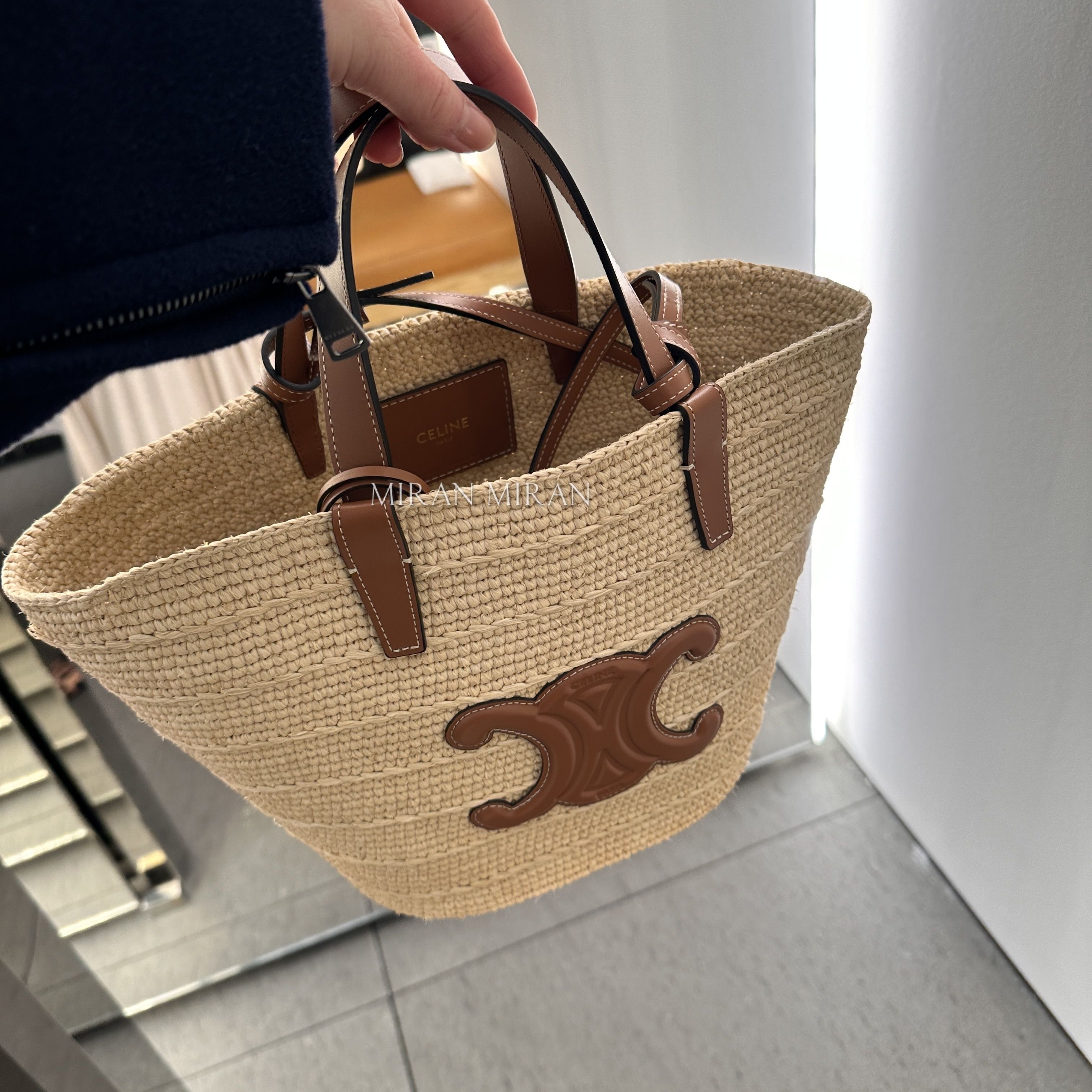 CELINE】ティーン サプルCELINE クラシック パニエ / ラフィア (CELINE