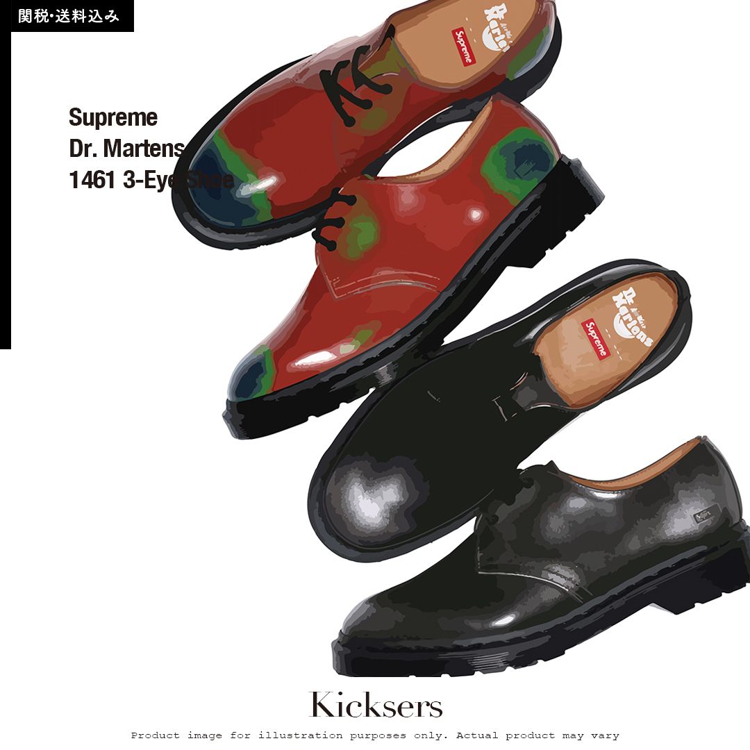 Supreme Dr Martens 1461 3-Eye Shoe ドクターマーチン (Supreme