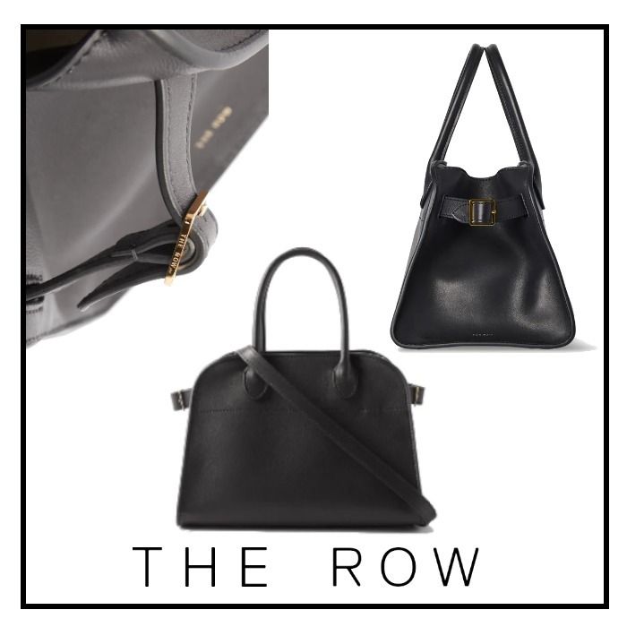 THEROW ソフト マルゴー 10 レザー バッグ ブラック 黒 (The Row