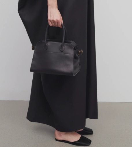 THEROW ソフト マルゴー 10 レザー バッグ ブラック 黒 (The Row