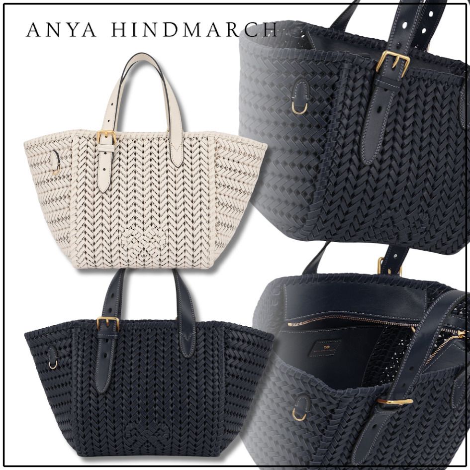 日本限定【ANYA HINDMARCH】ニーソン スモール スクエア トート (Anya