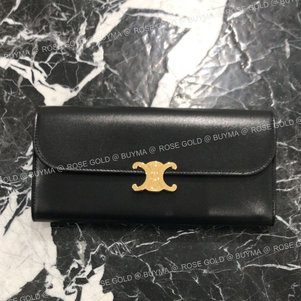 本物保証/CELINE ラージ ウォレット トリオンフ 上品 定番人気 (CELINE