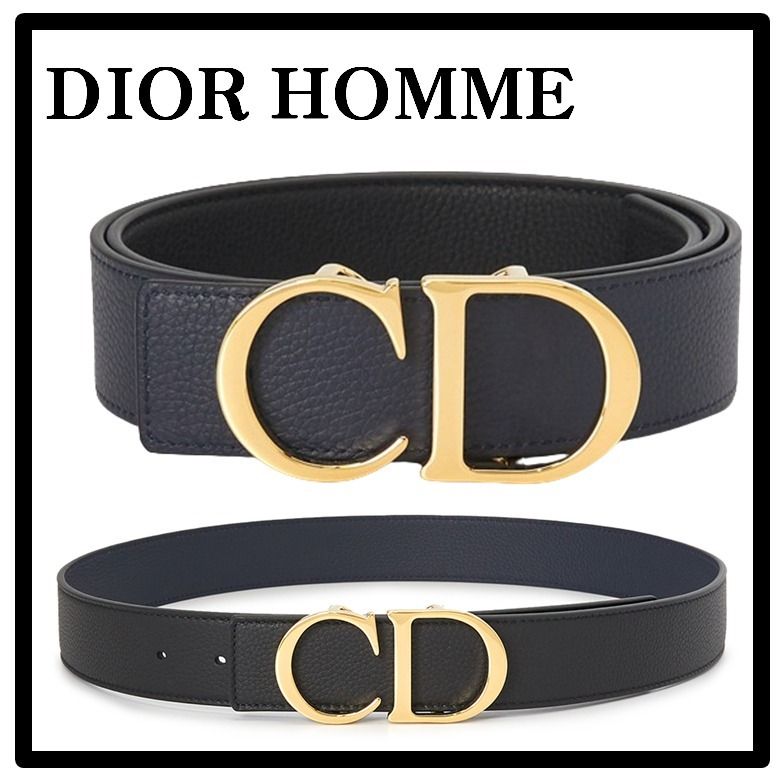 ☆送料・関税込☆DIOR HOMME☆CD ロゴ メンズ ベルト☆ (DIOR HOMME