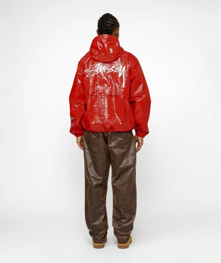 ☆送料・関税込☆STUSSY☆BEACH SHELL COATED RIPSTOP RED (STUSSY