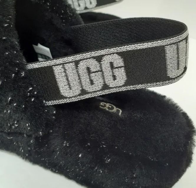 キラキラ素敵☆ UGG fluff yeah sparklesふわふわサンダル (UGG