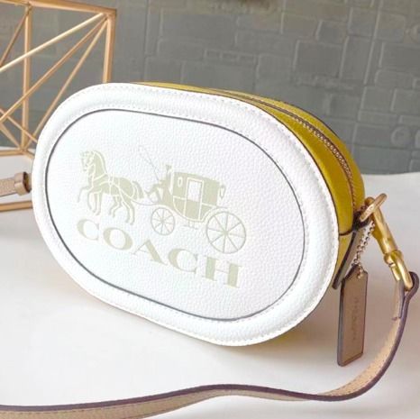 セール☆Coachホース＆キャリッジクロスボディカメラバッグ (Coach