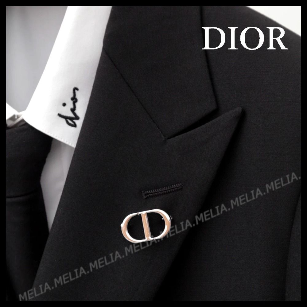シンプルで上品◇】 DIOR CD ICON ブローチ (Dior/アクセサリーその他