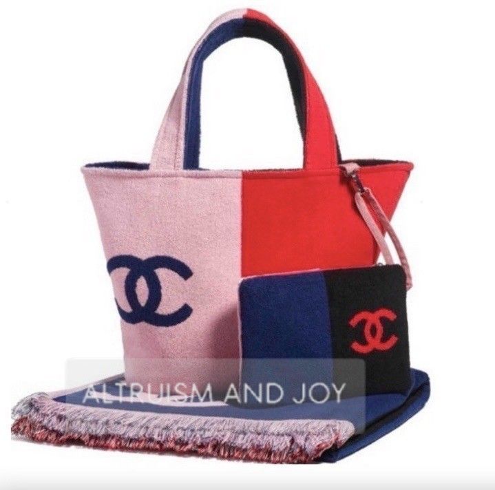24SS☆プールやリゾートで活躍♪】 CHANEL ビーチバッグセット (CHANEL