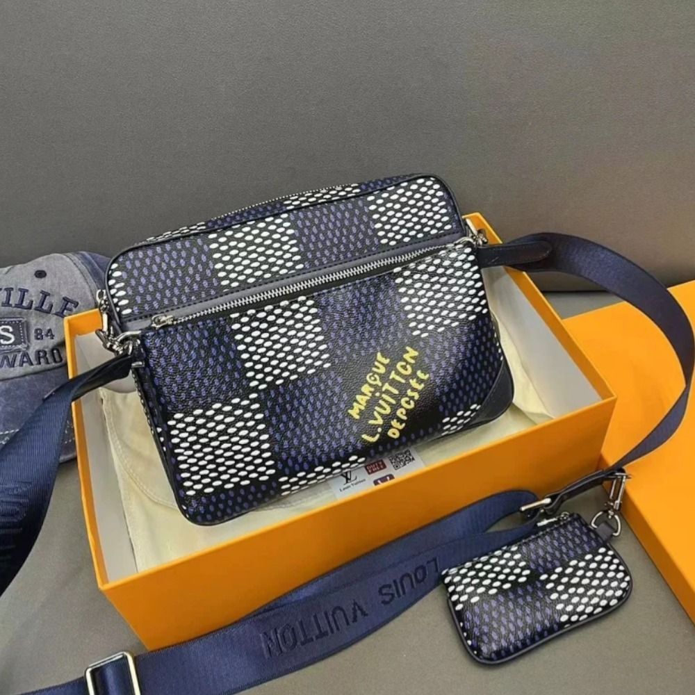 新作☆クールに決まる♪】ルイヴィトン ダミエ メッセンジャー (Louis