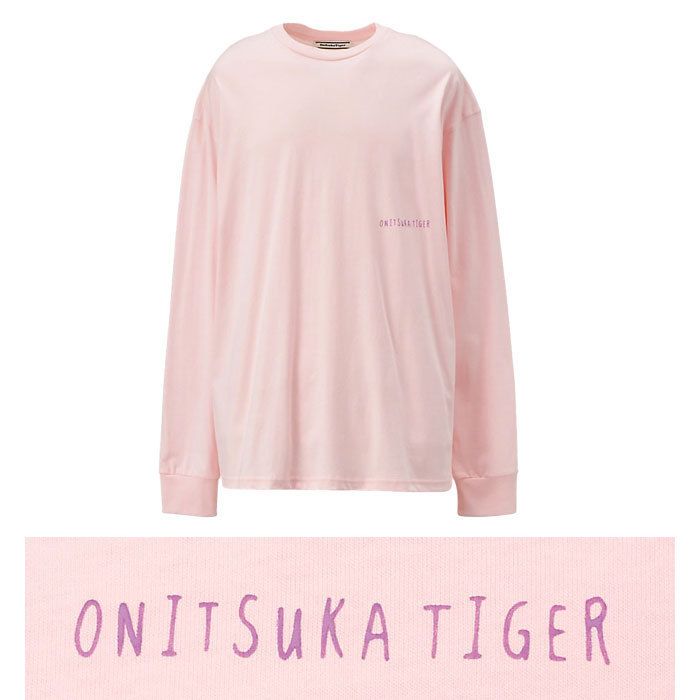 即発【Onitsuka Tiger】グラフィック ロンT 長袖 バックプリント