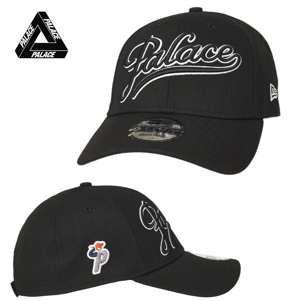 Palace New Era】 9Forty Black - 24SS (Palace Skateboards/キャップ