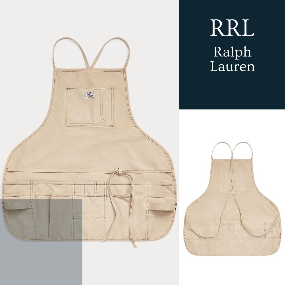 贈り物にも【RRL Ralph Lauren】ヴィンテージ風 多機能エプロン (RRL