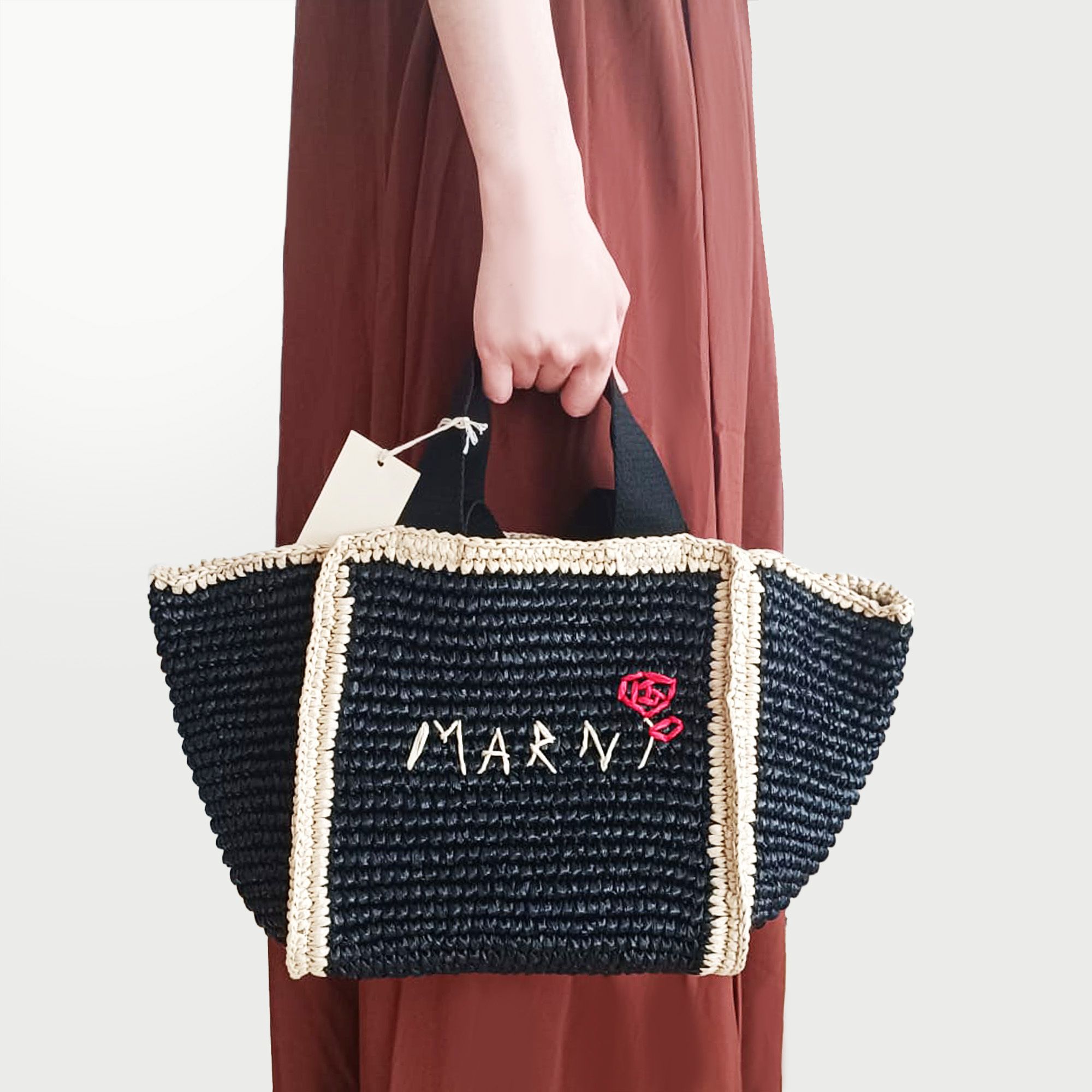 MARNI シロ SILLO スモールショッパー（かごバッグ） (MARNI/かご