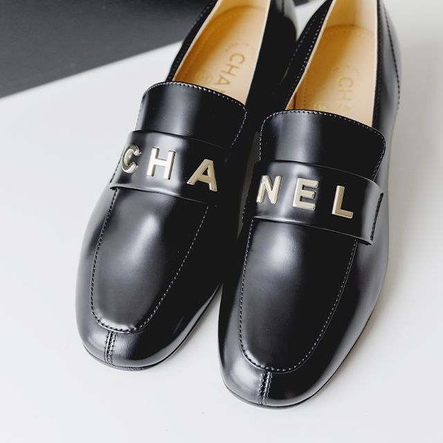 CHANEL】シャネル ロゴ モカシン ローファー (CHANEL/ローファー