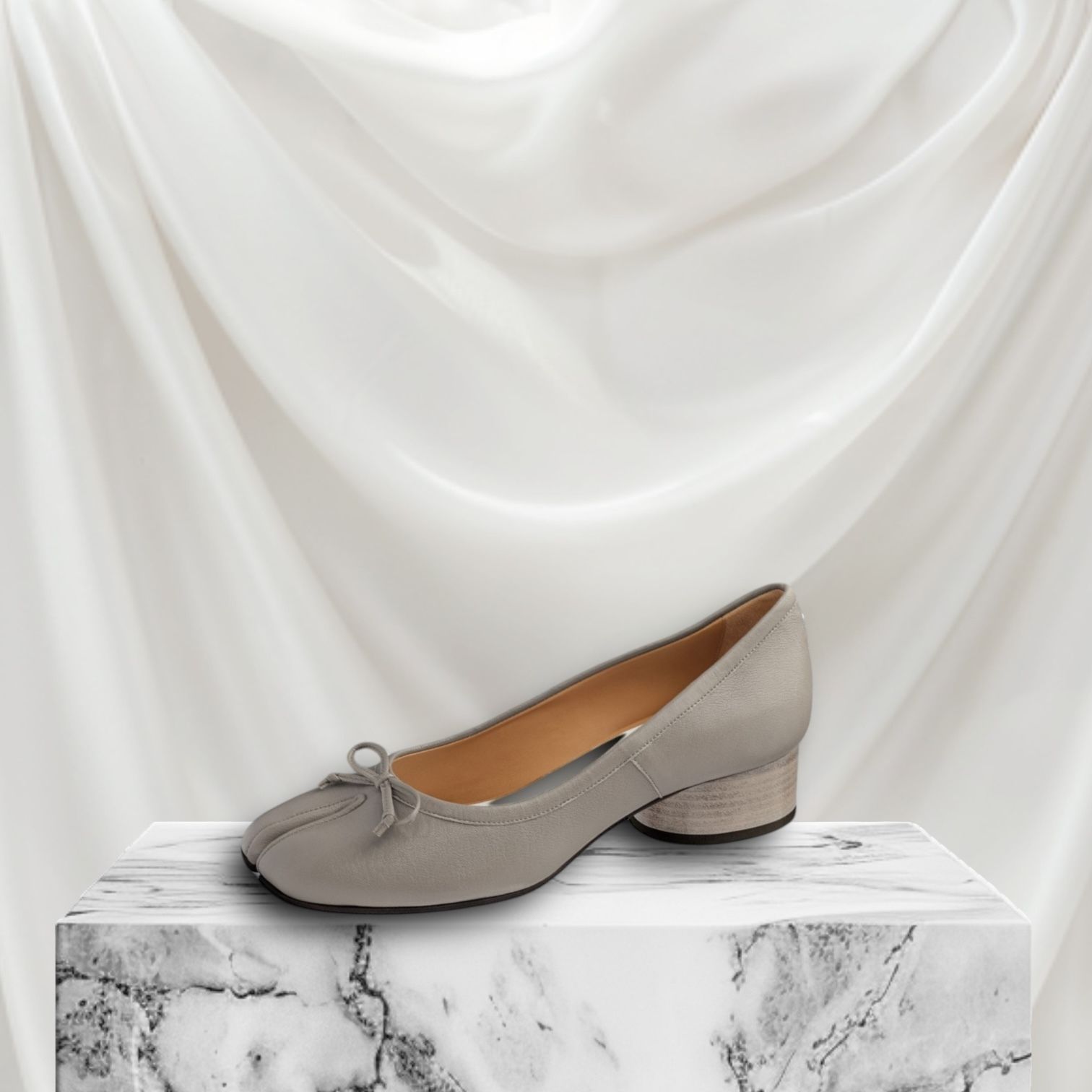 Maison Margiela＊Tabi ballerinas レザーパンプス 3cm＊送料込