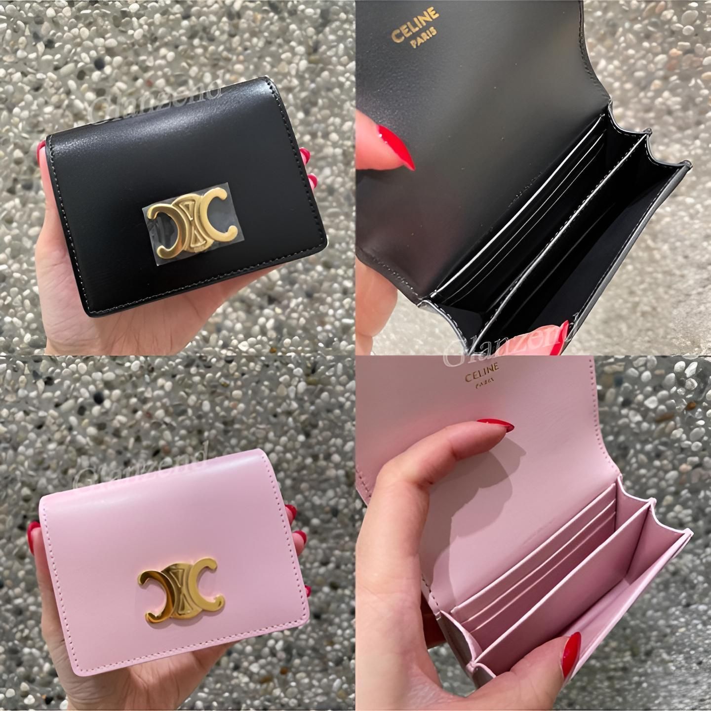 ☆大人気☆【CELINE】トリオンフ ビジネスカードホルダー (CELINE