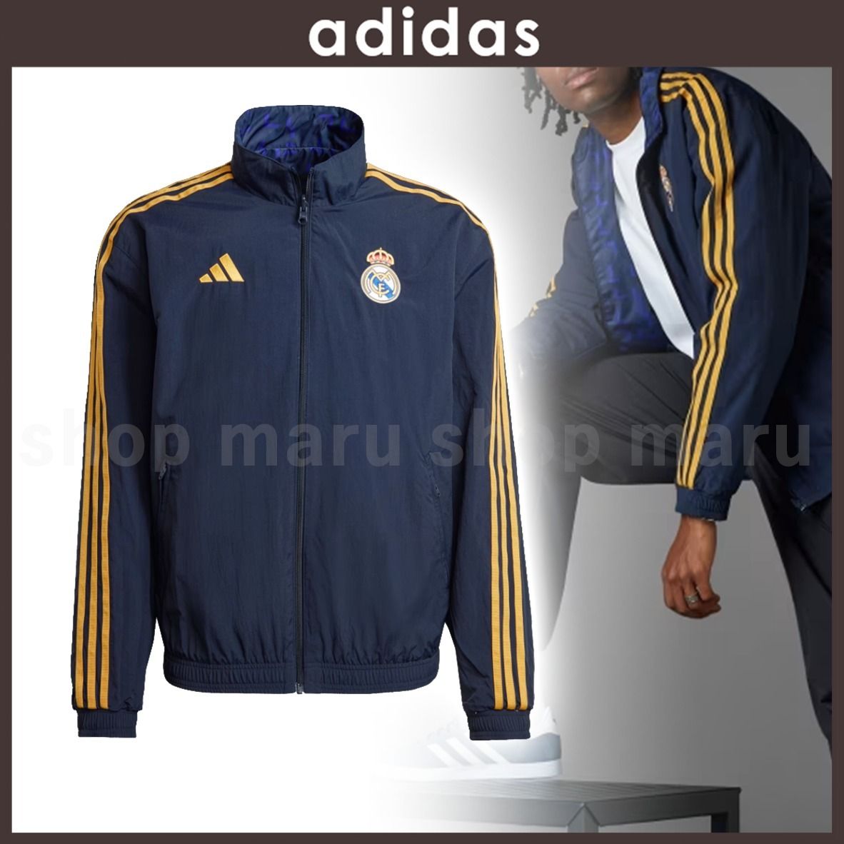 Adidas◇レアル マドリード アンセム ジャケット (adidas/ジャケット