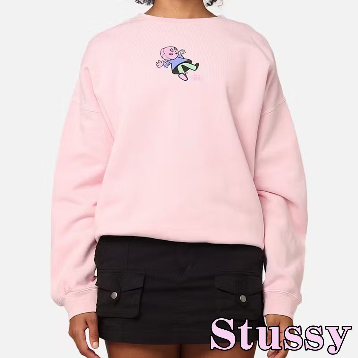 Stussy スウェット ステューシー トレーナー レディース ピンク