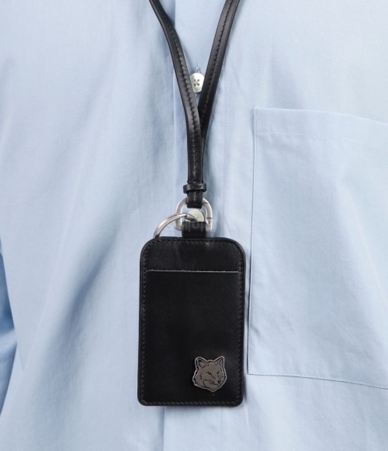 MAISON KITSUNE｜CARD HOLDERS (FOX HEAD NECK CARDHOLDER ( (MAISON