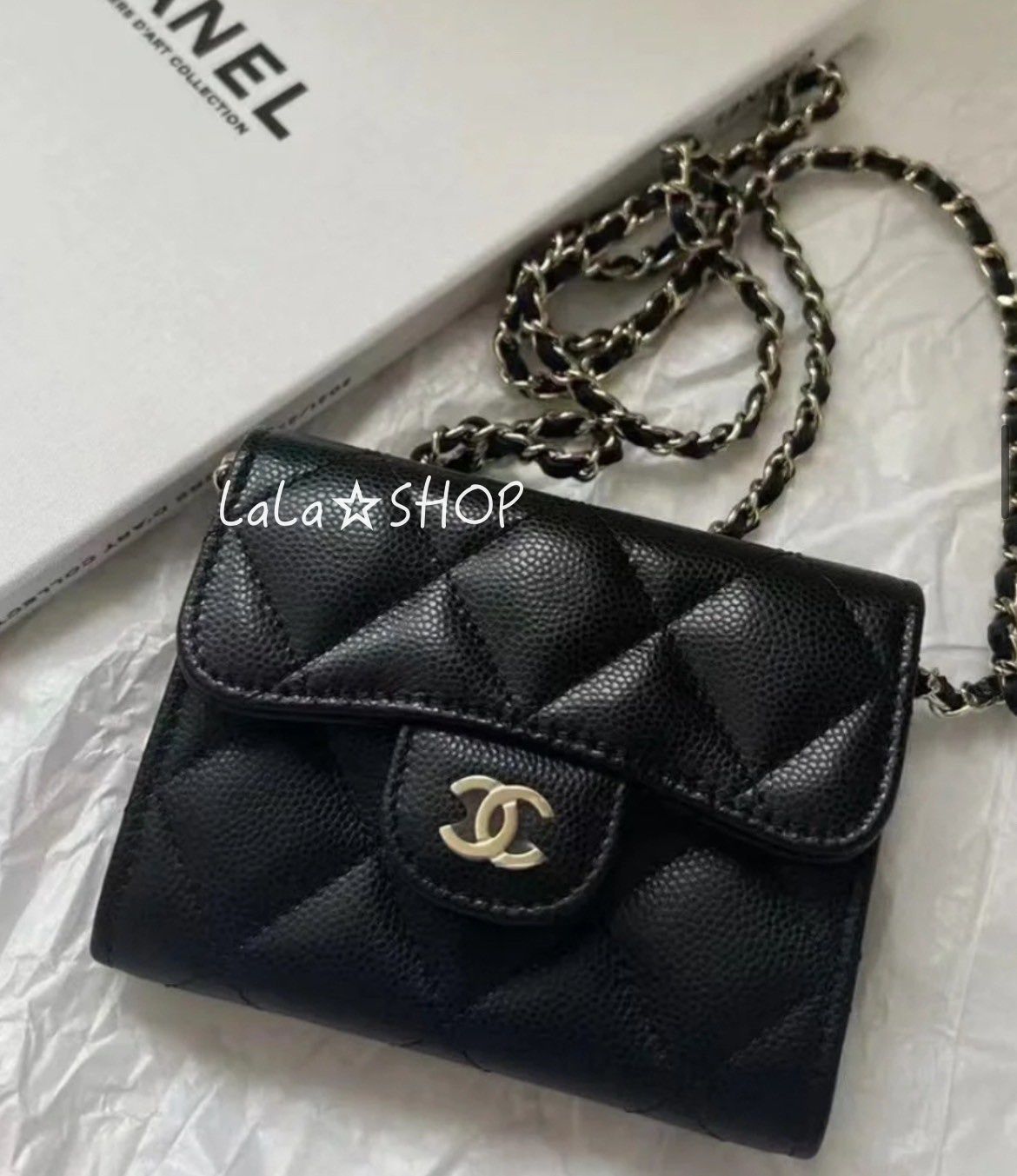 これだけでお出かけ◎】シャネル チェーンクラッチ ミニ財布 (CHANEL