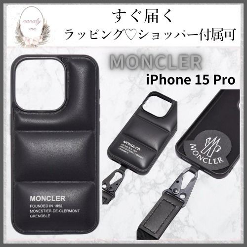印象的なデザイン♪】モンクレール スマホケース (MONCLER/iPhone