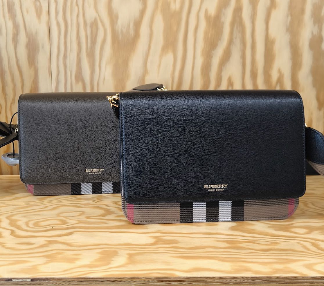 BURBERRY】LL MACKFORD MX チェック柄 フラップショルダー (Burberry