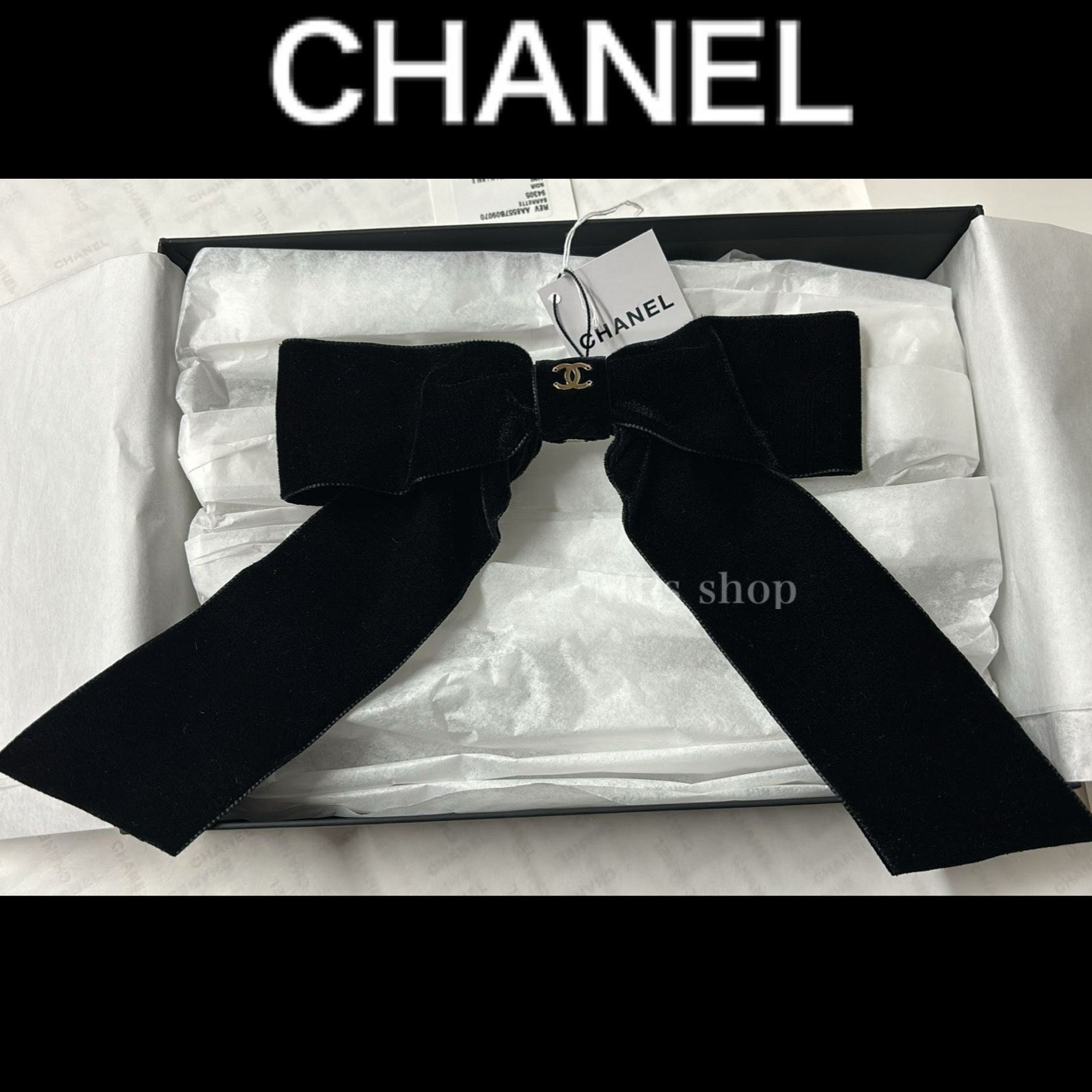 上品】CHANEL バレッタ リボン (CHANEL/ヘアアクセサリー) AA8557