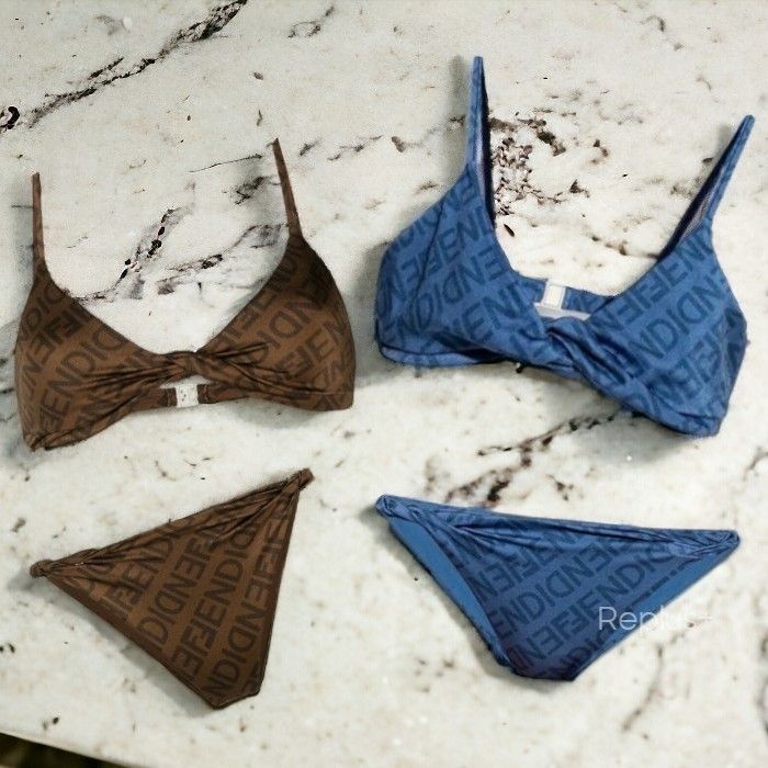 Fendi】ビキニ モノグラム 水着 スイムスーツ ロゴ 2色 (FENDI/ビキニ
