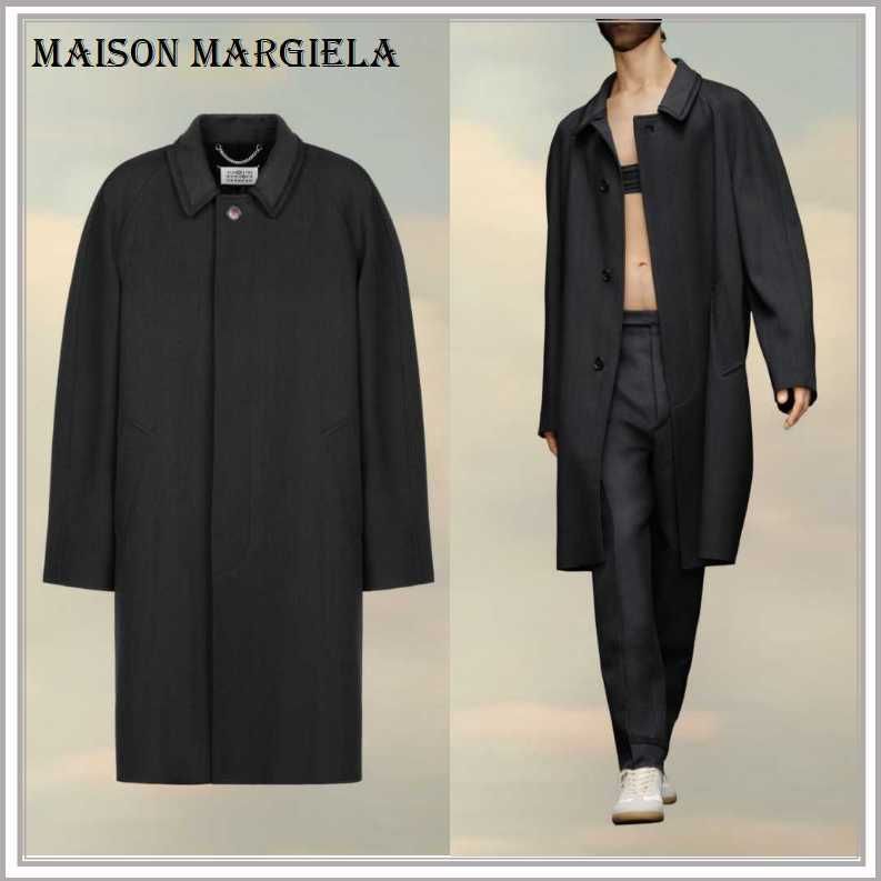 関込】Maison Margiela マルジェラ◇ウール ビスコース コート (Maison