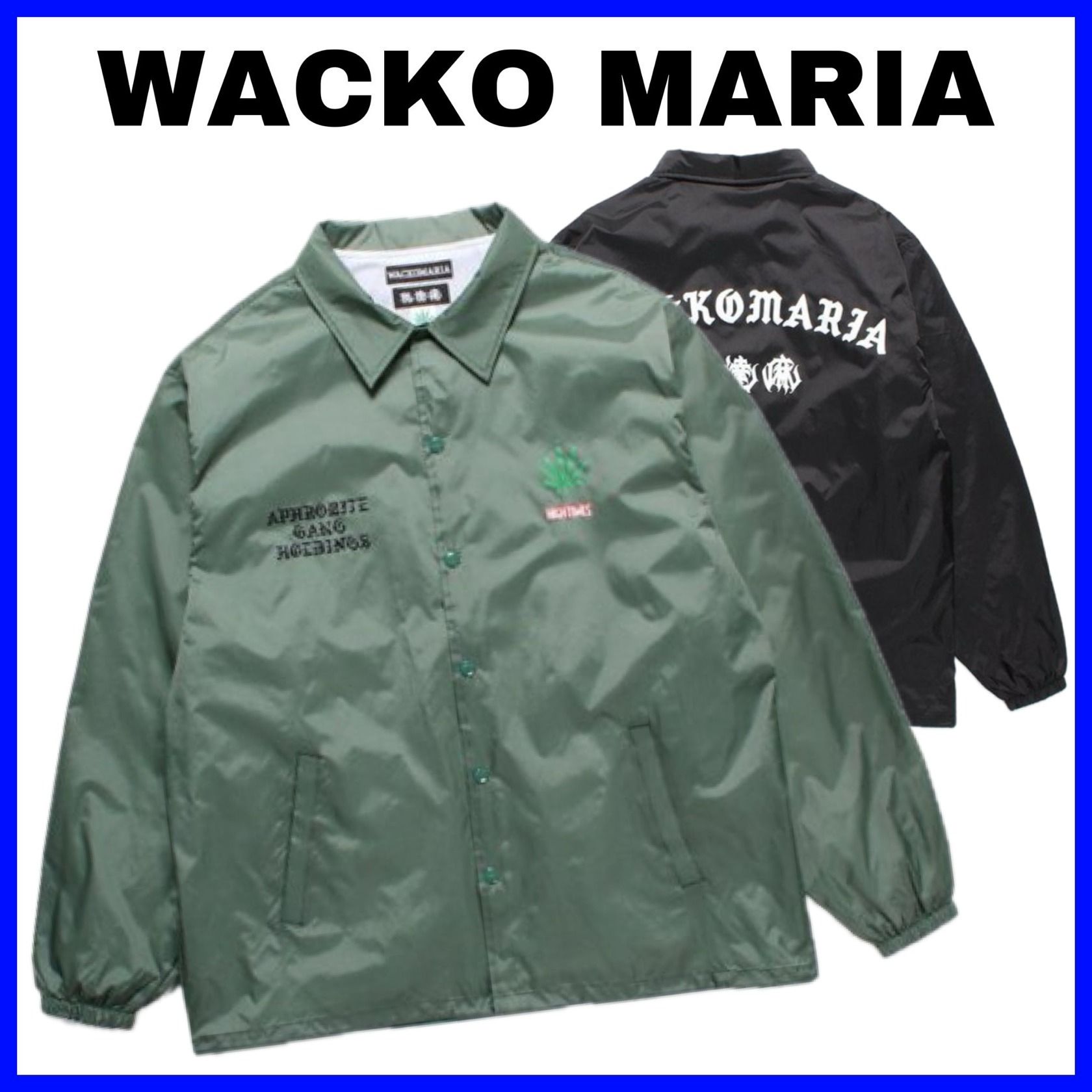 新作☆】*WACKOMARIA* ワコマリア 舐達麻 / COACH JACKET (WACKO MARIA