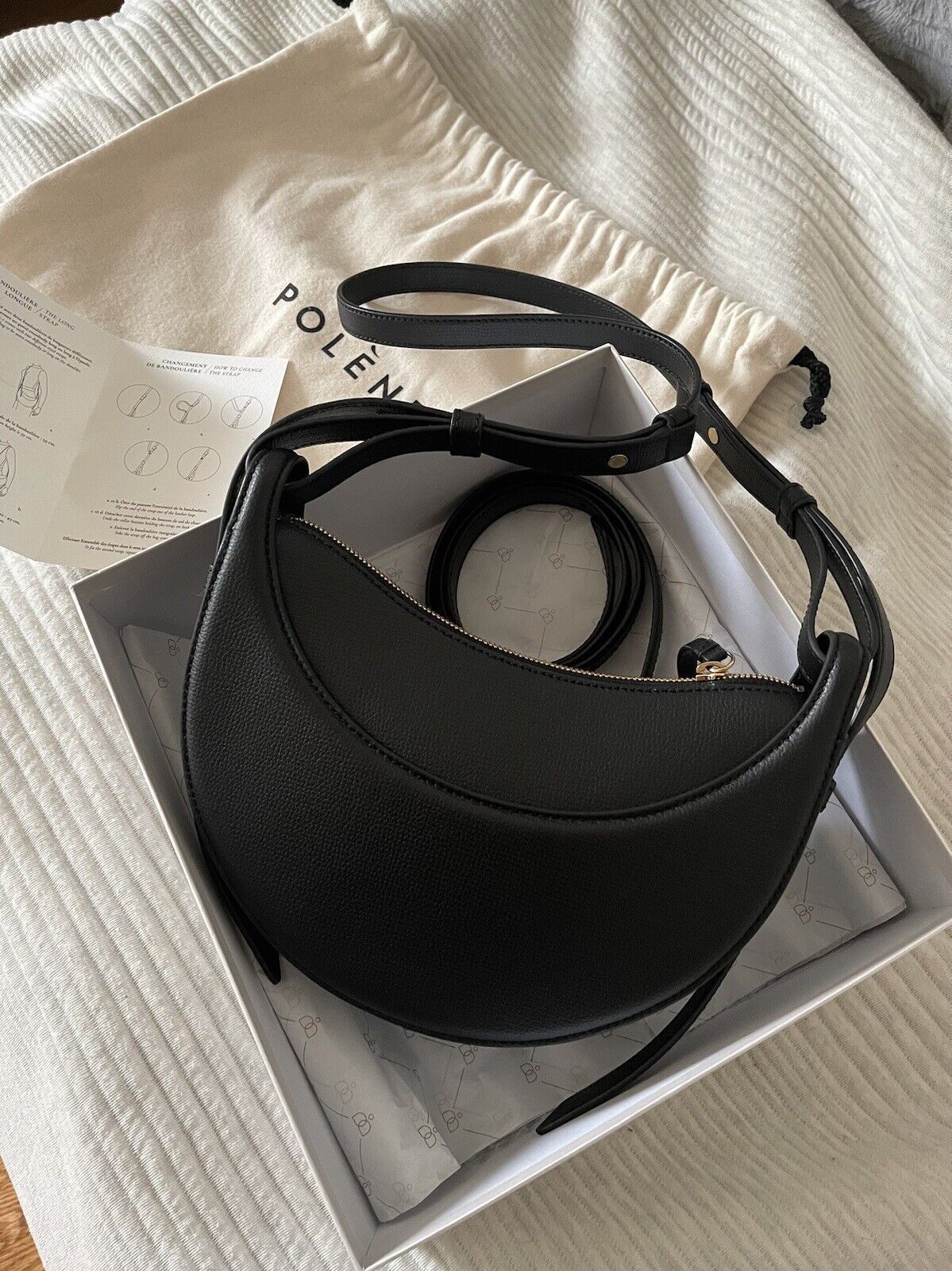 POLENE】Numero Dix ハーフムーン ショルダーバッグカラー(3) (POLENE