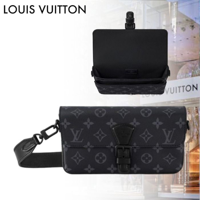 ブラック/モノグラムが上品☆】ルイヴィトン ショルダーバッグ (Louis