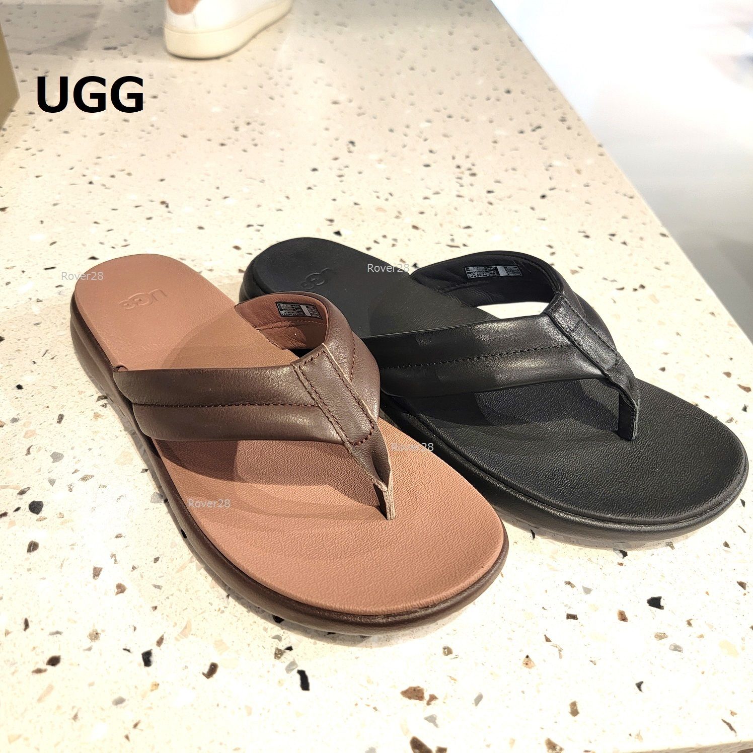 お値下げ UGG ブラウン サンダル 6/7ベンチャー お値下げ UGG ブラウン