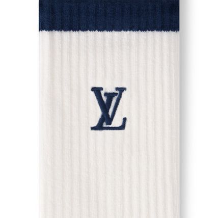 さりげなく見せるロゴがお洒落♪】ルイヴィトン 靴下 ソックス (Louis
