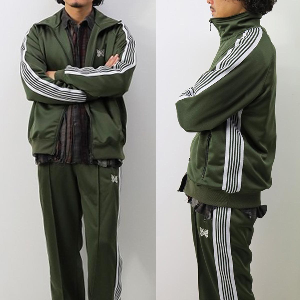 Grancy トラック ジャージ グリーンSサイズ セットアップ GRANCY