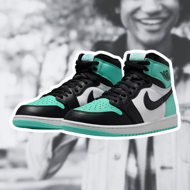 Nike【ナイキ】爽やかな緑色！ハイカットスニーカー 白×緑×黒 (Nike