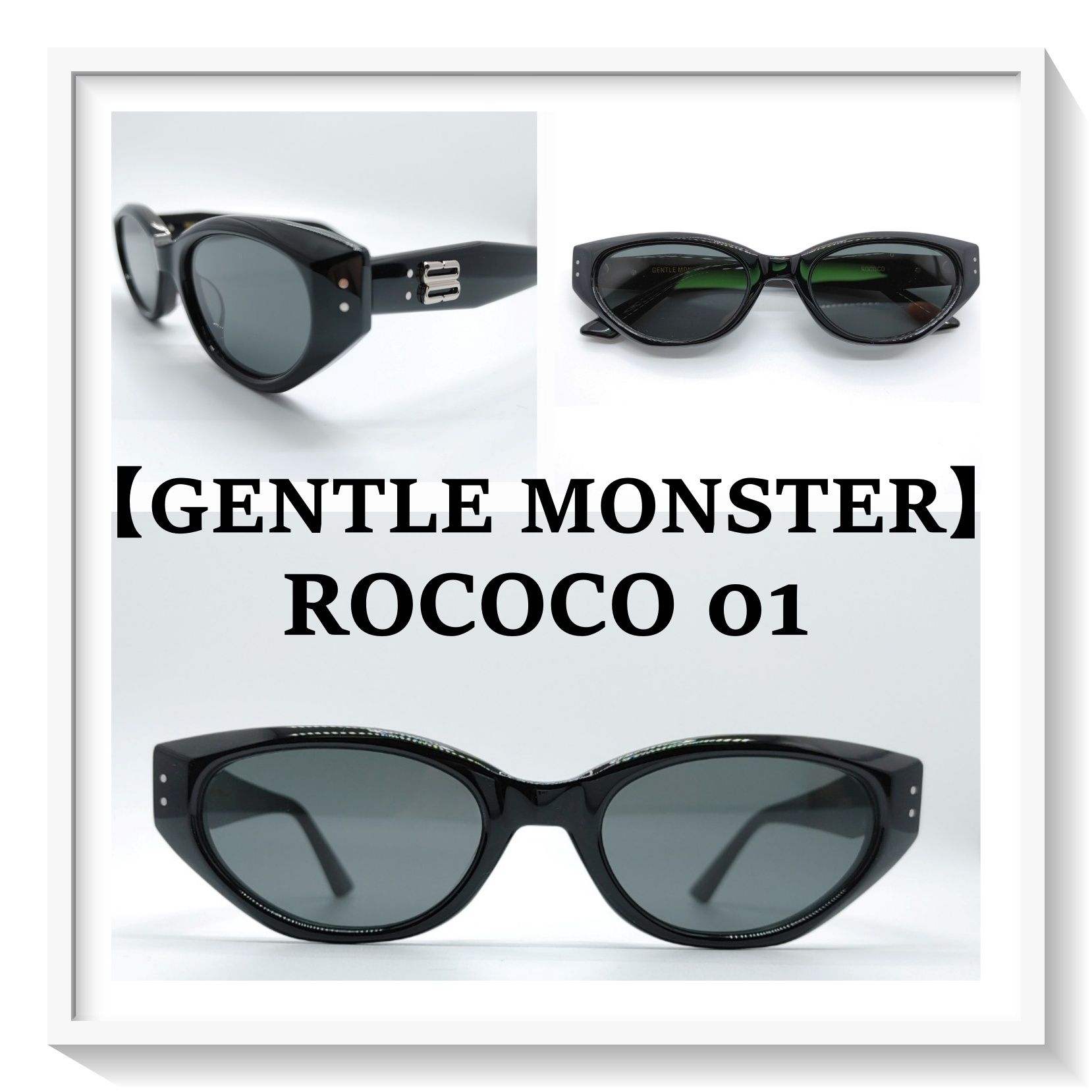 ROCOCO 01】☆ブラックピンクジェニーサングラス☆正規品☆ (Gentle