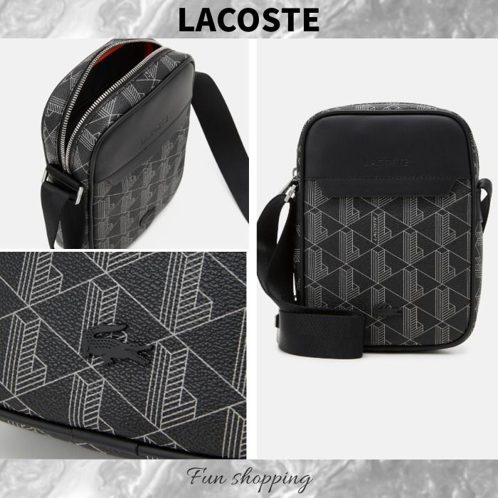 LACOSTE】モノグラム バーティカル クロスバッグ (LACOSTE/ショルダー