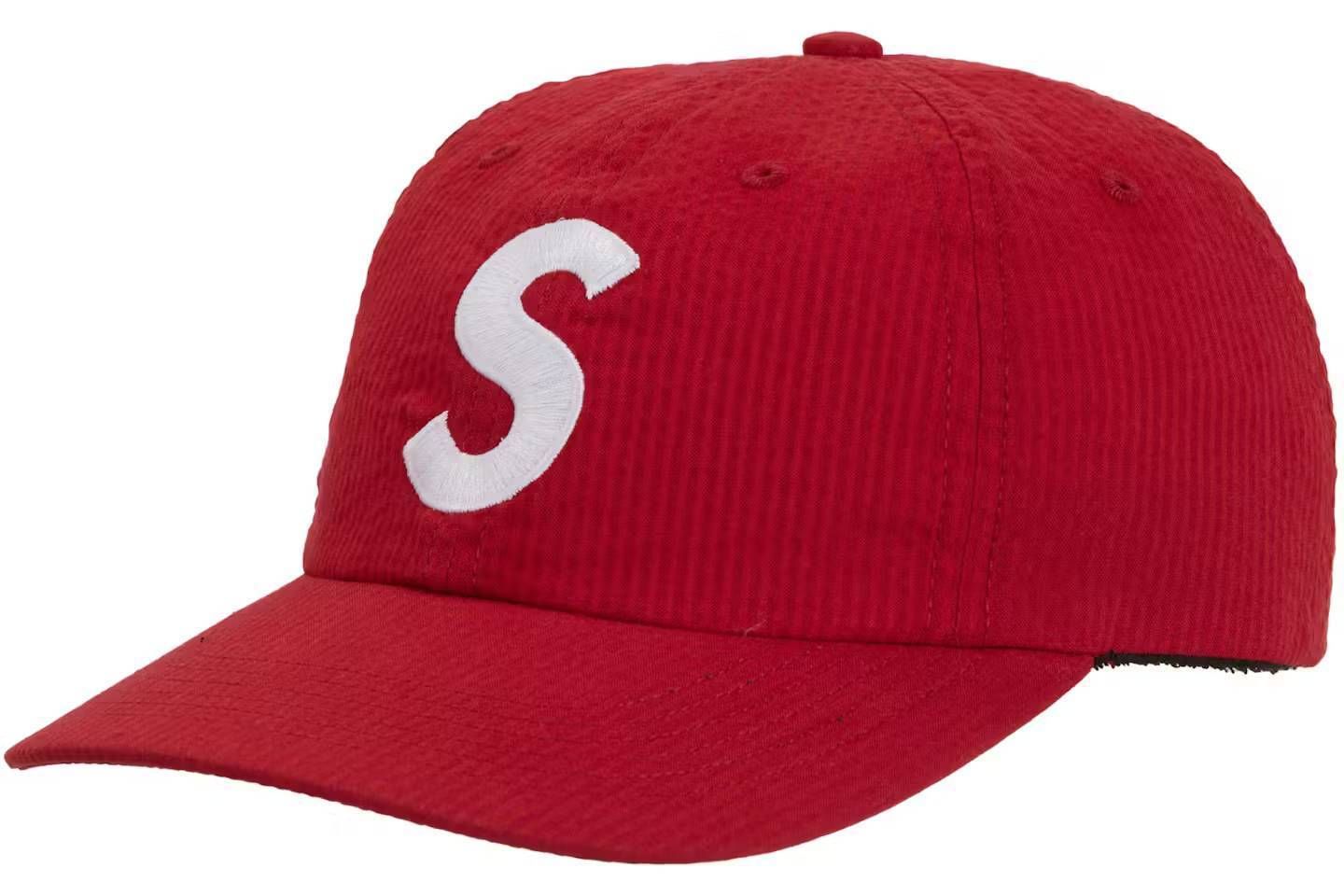 シュプリーム☆Sロゴキャップ☆Seersucker S Logo 6-Panel (Supreme