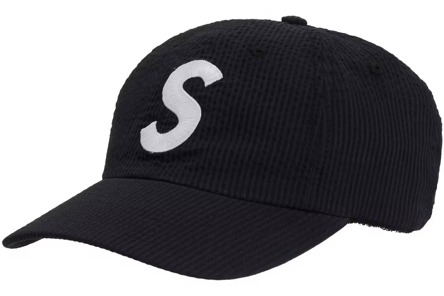 シュプリーム☆Sロゴキャップ☆Seersucker S Logo 6-Panel (Supreme