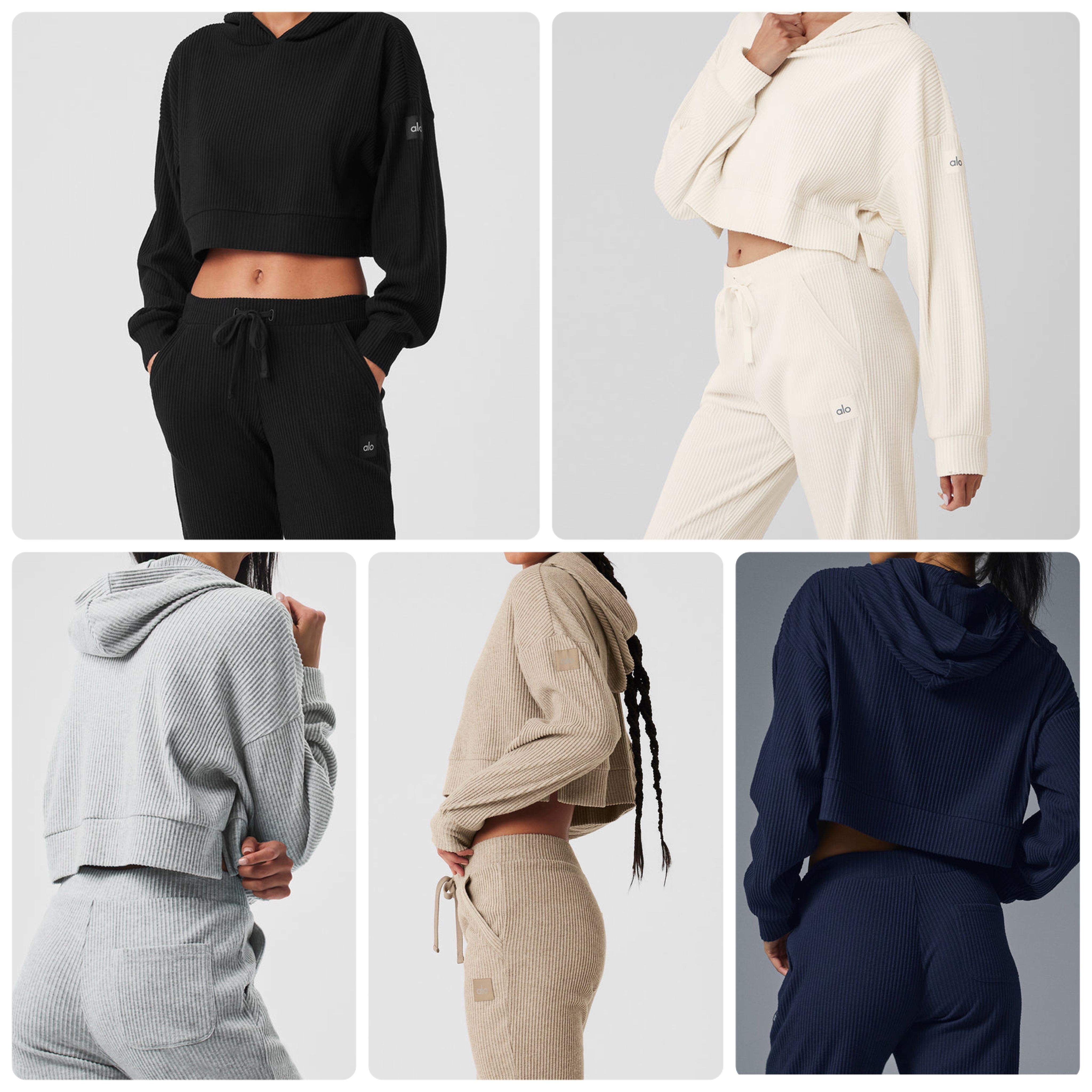 国内発送 Alo Yoga MUSE HOODI&SWEATPANT セットアップ 関送込 (ALO