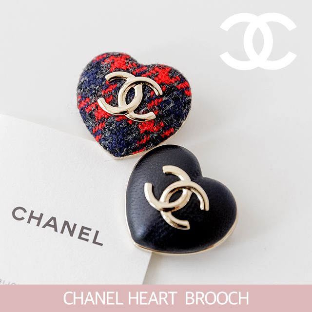 CHANEL】シャネル ハートブローチ (CHANEL/ブローチ・コサージュ