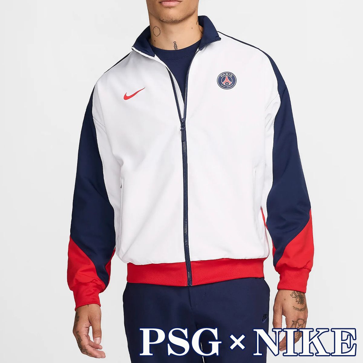 PSG パリサンジェルマン NIKE ジップ 長袖 サッカージャケット (Nike